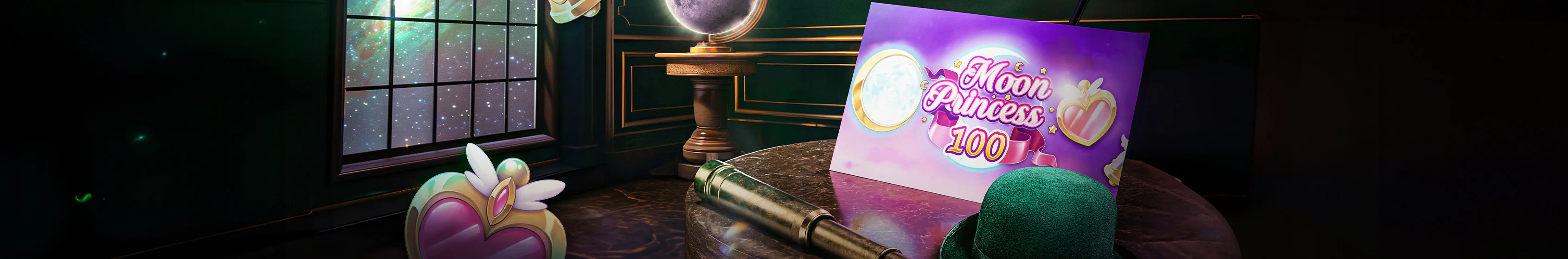 Moon Princess 100 - Promo Page - Desktop - 3380x560 - no gradient